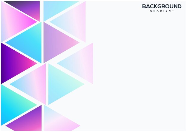 Geometric background with colorful