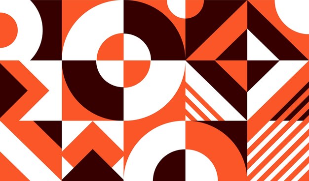 Geometric mural wallpaper