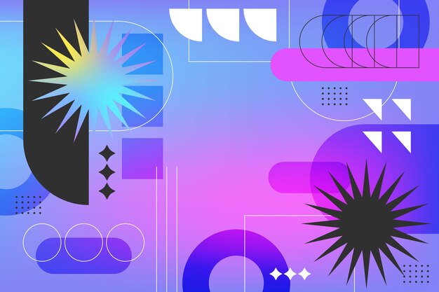 Gradient abstract creative background