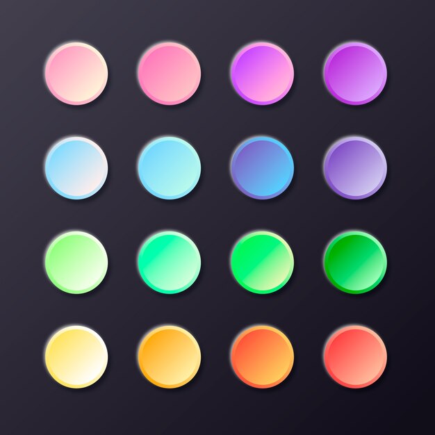 Gradient color set element