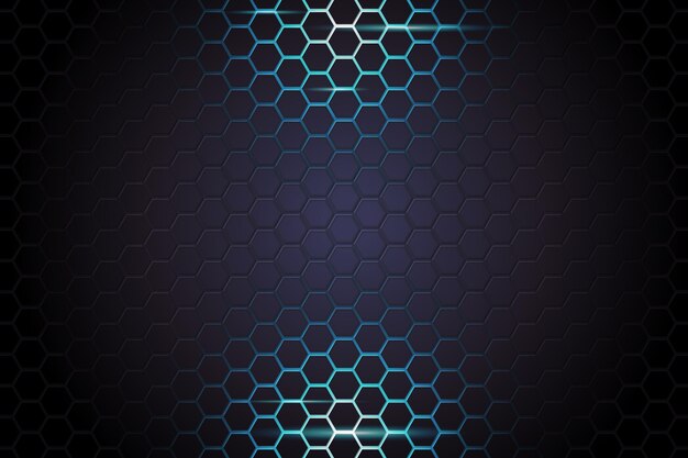gradient hexagonal background