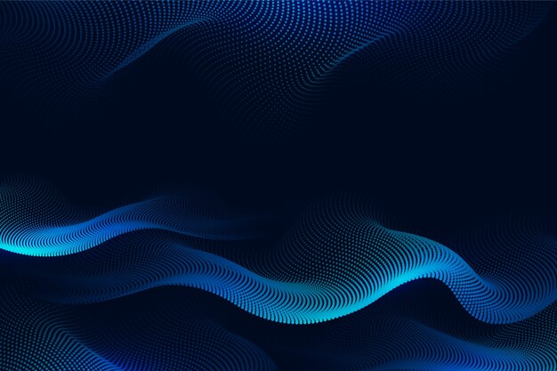 Gradient particle wave background