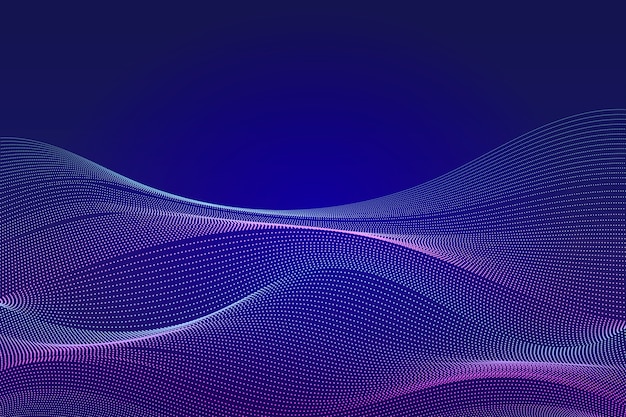 Gradient particle wave background