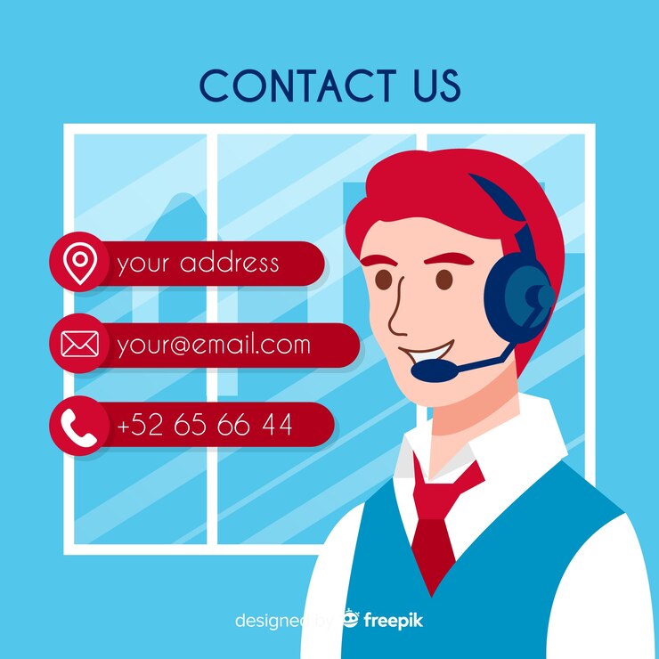 Miễn phí Vector hand drawn contact information background template