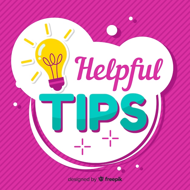helpful tips