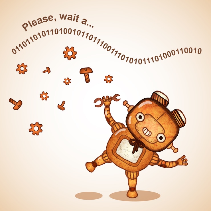 Miễn phí Vector hipster android fixes something