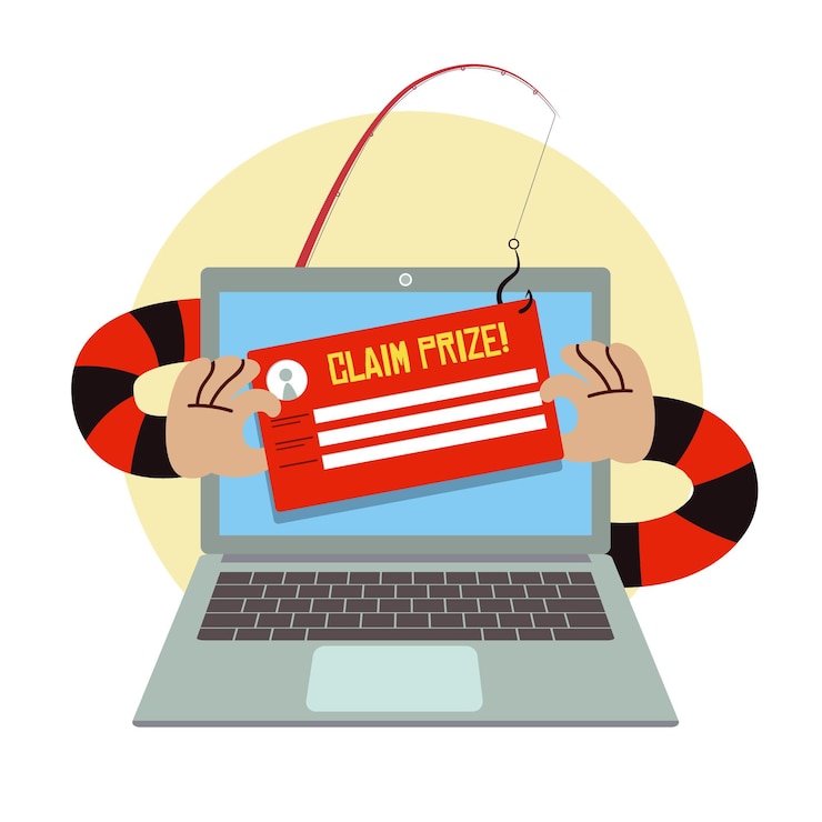 Miễn phí Vector khái niệm tài khoản lừa đảo