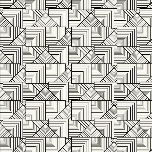 Linear flat abstract lines pattern