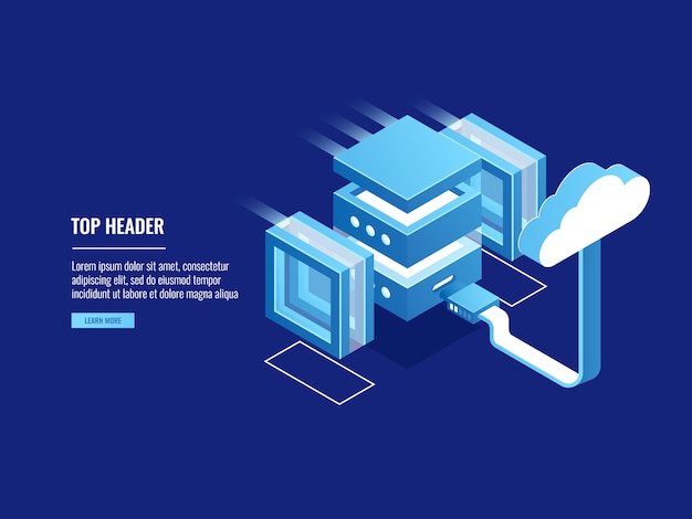 Lưu trữ đám mây, dịch vụ lưu trữ máy chủ web từ xa, kho thông tin, kết nối truy cập tập tin