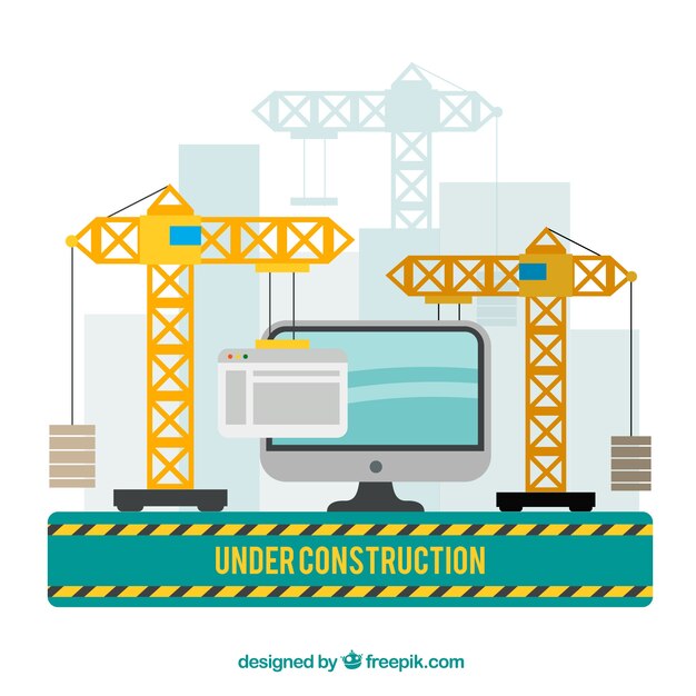 Mẫu công trình đang xây dựng phẳng