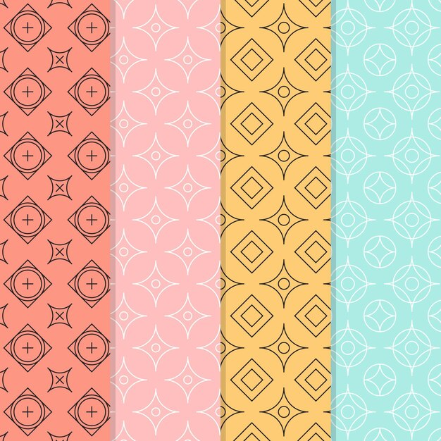 minimal geometric pattern collection