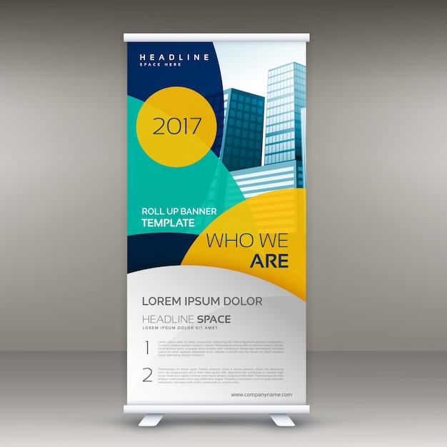 Modern business standee template
