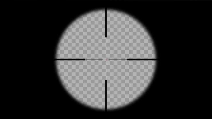Miễn phí Vector modern sniper crosshair look