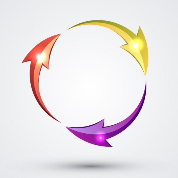 Miễn phí Vector mũi tên tròn