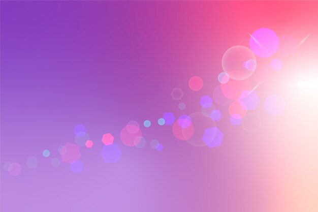 Nền gradient với hiệu ứng bokeh