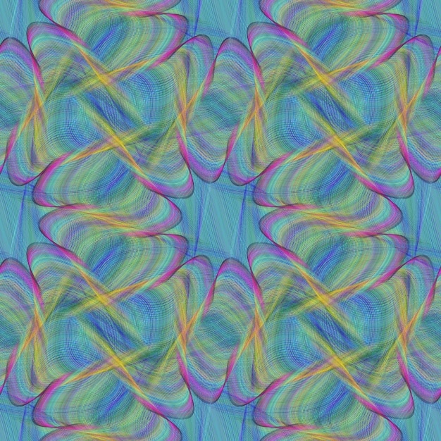 Nền psychedelic với các hình dạng trừu tượng