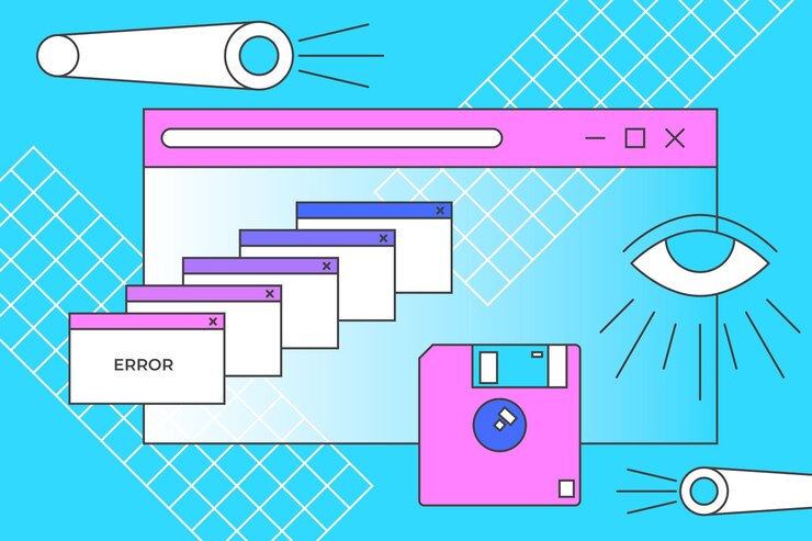Miễn phí Vector nền vaporwave cổ điển