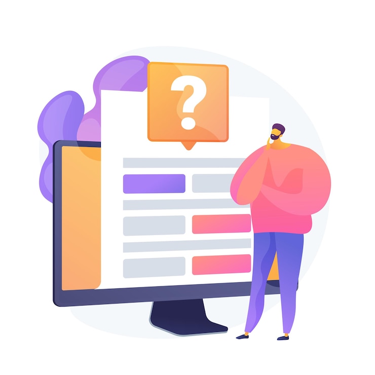 Miễn phí Vector online survey analysis. electronic data collection, digital research tool, computerized study. analyst considering feedback results, analysing info. vector isolated concept metaphor illustration
