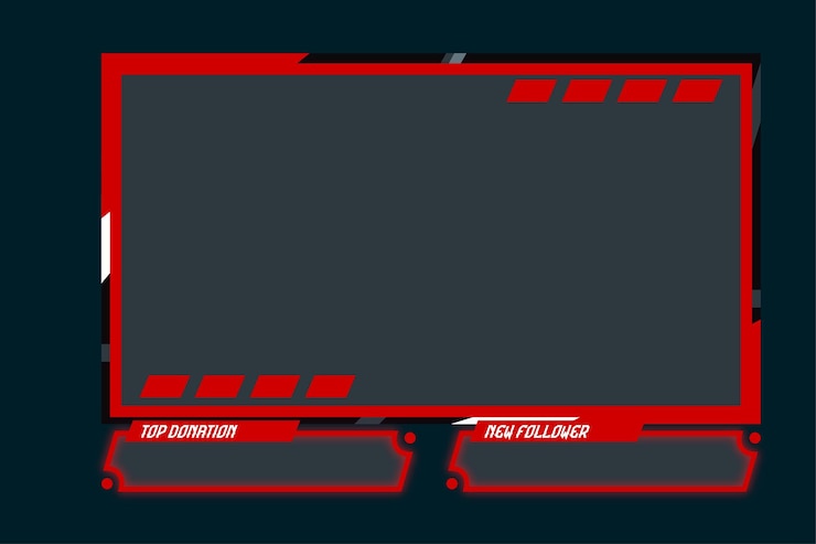 Miễn phí Vector overlay stream template