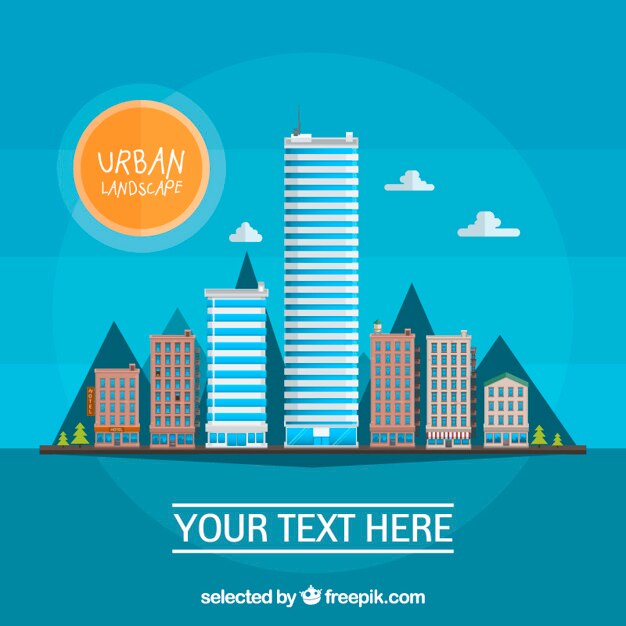 Miễn phí Vector phong cảnh đô thị