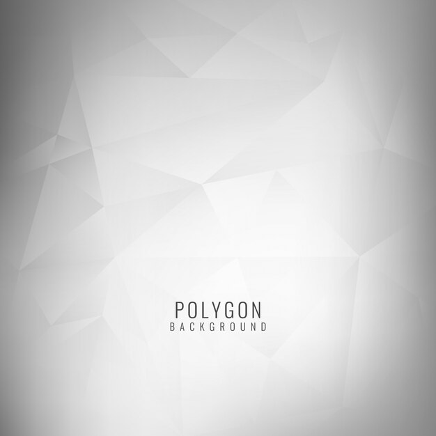 Polygonal background, gray color