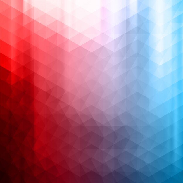 red and blue polygonal background
