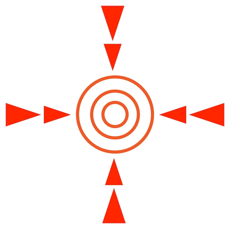 Miễn phí Vector red spot symbol icon