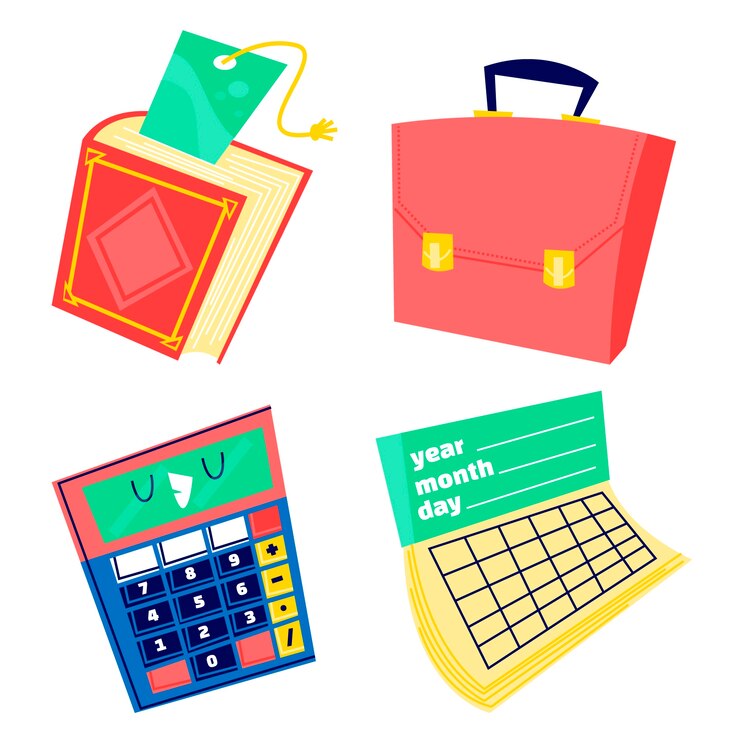 Miễn phí Vector retro cartoon sticker set