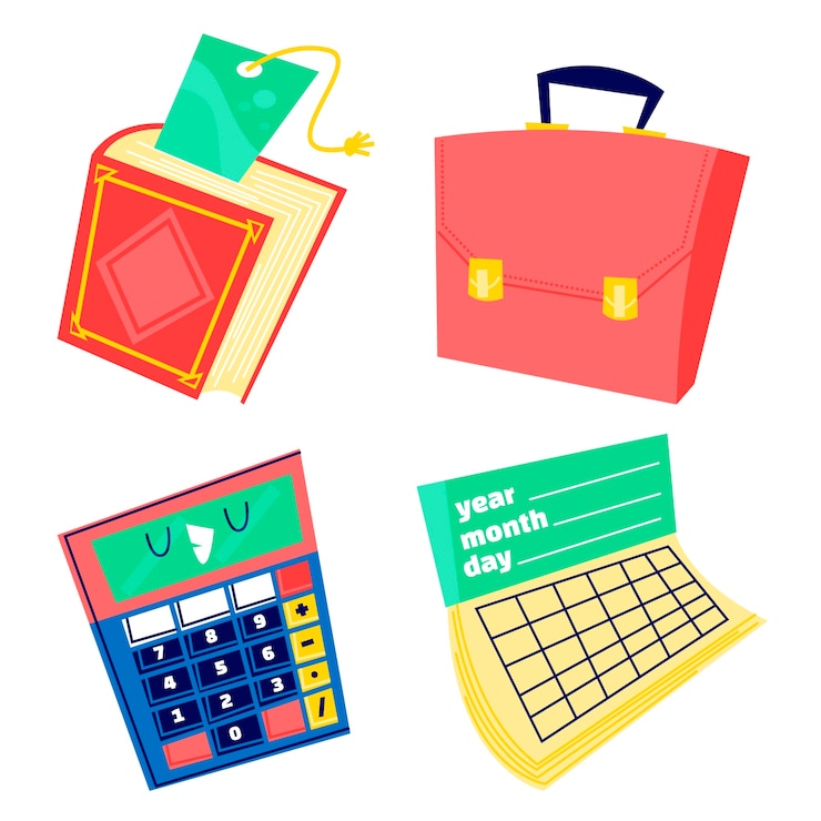 Miễn phí Vector retro cartoon sticker set