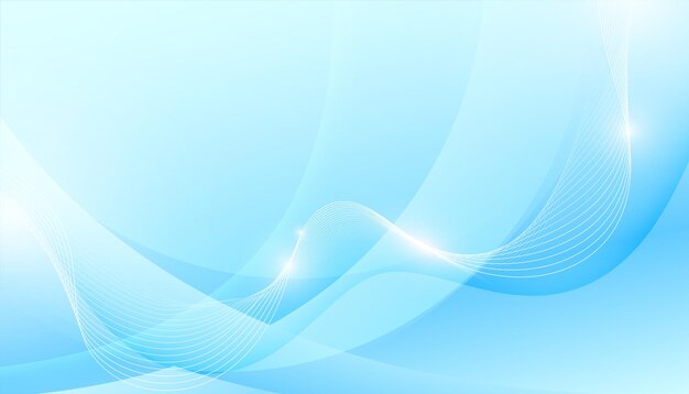 shiny flowing wavy lines business backdrop for presentation vector
