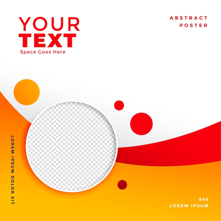 Miễn phí Vector social media business post banner with image space