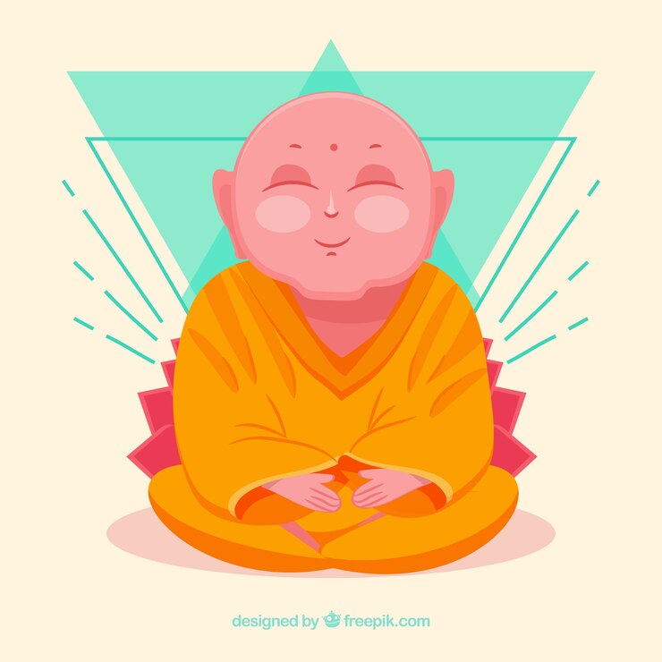 Miễn phí Vector statue of budha background