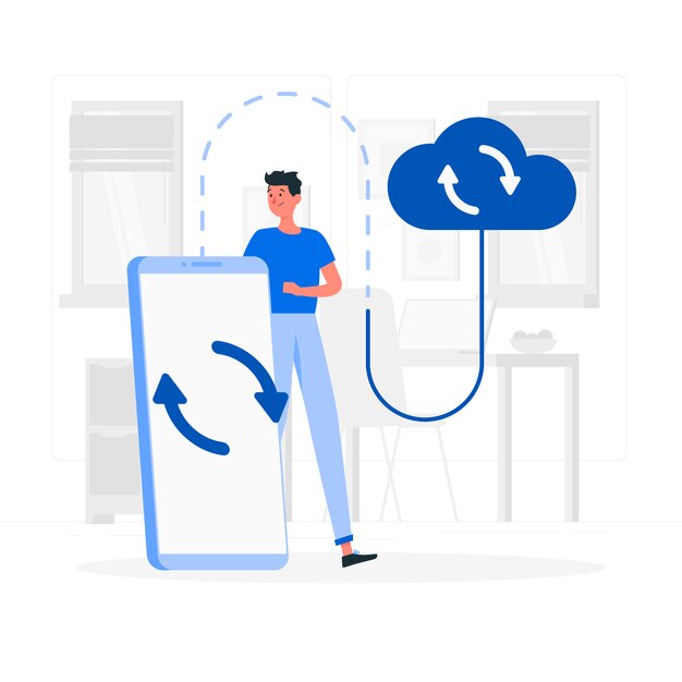 sync concept illustration