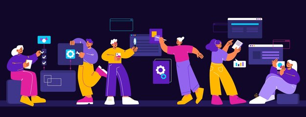 team of mobile and web app development