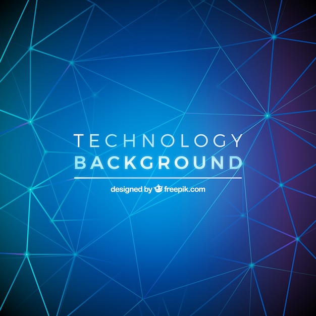 technology background with geometry