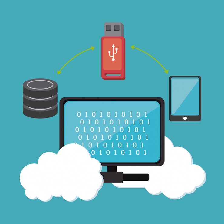 Miễn phí Vector thiết kế cơ sở dữ liệu.