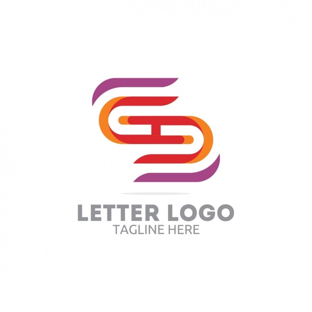 Miễn phí Vector thiết kế mẫu logo đầy màu sắc