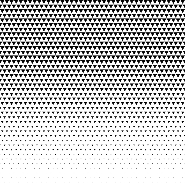 Miễn phí Vector triangle pattern design halftone vector
