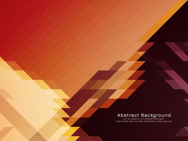 Triangular mosaic pattern retro geometric background vector