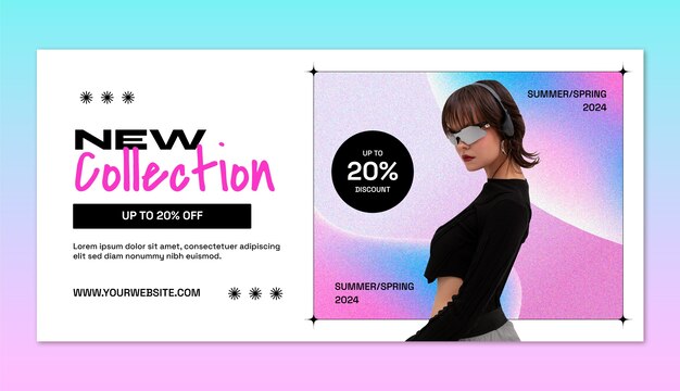 urban fashion sale banner  template