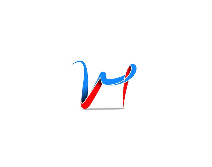 Miễn phí Vector v r logo branding identity corporate vector font design