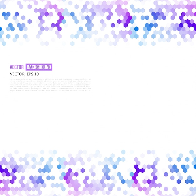 vector abstract 3d hexagonal.