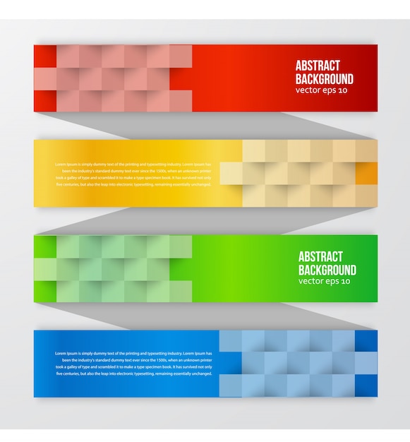 Vector abstract background. Label color