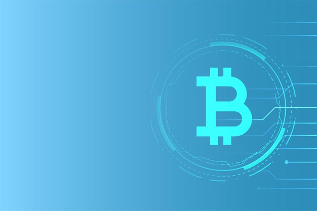 virtual money bitcoin technology concept background