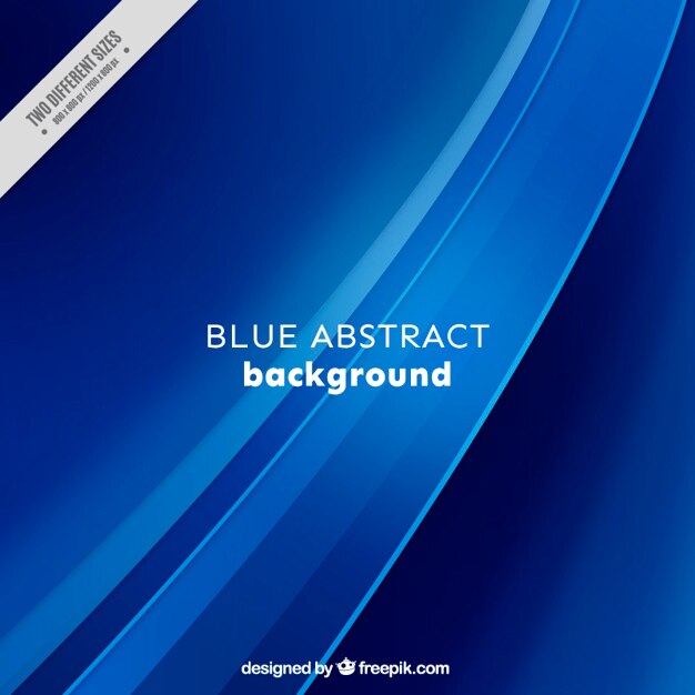 Miễn phí Vector waves abstract background in blue color