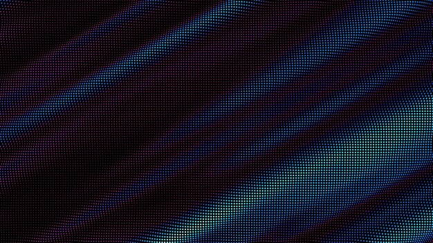 waves of colorful points digital data splash of point array futuristic smooth glitch ui element