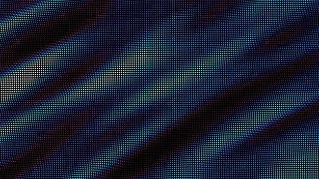 waves of colorful points digital data splash of point array futuristic smooth glitch ui element