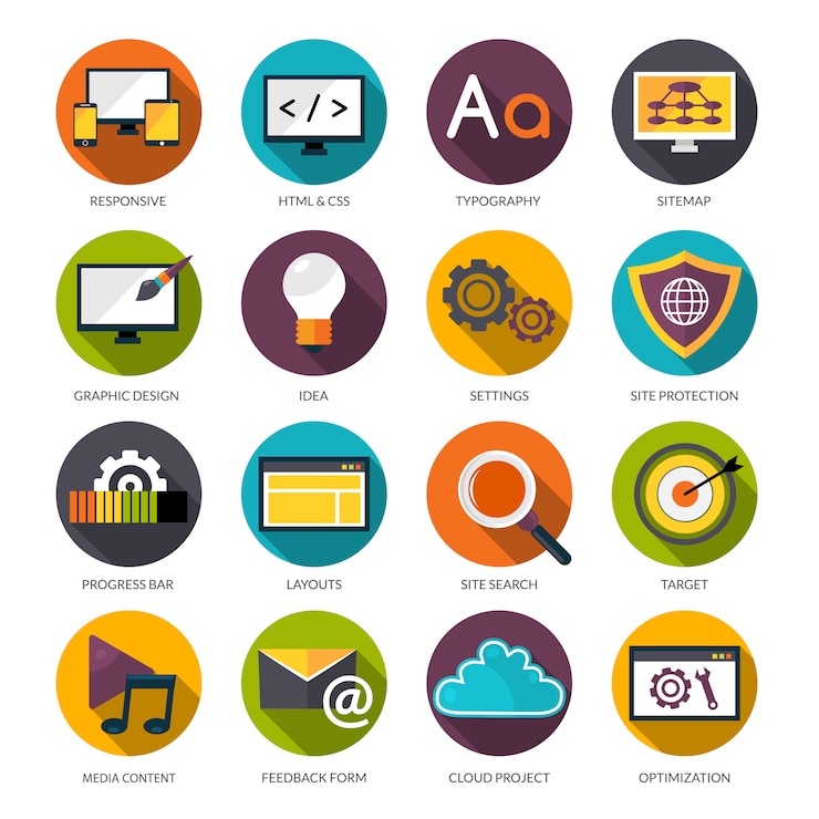 Miễn phí Vector web design icons set