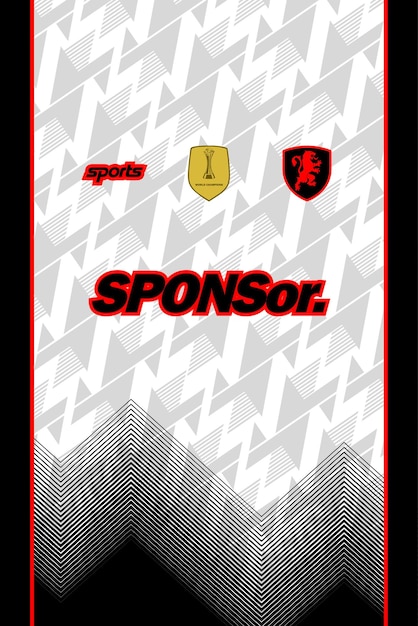 005 Patrón de deporte camiseta profesional de fútbol