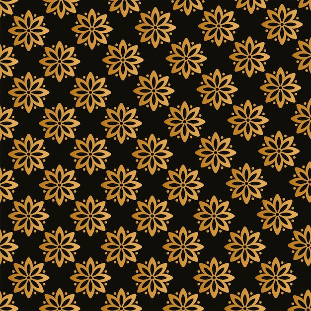 1 lujo patrón de pared dorado vector de fondo floral para el decorador del hogar